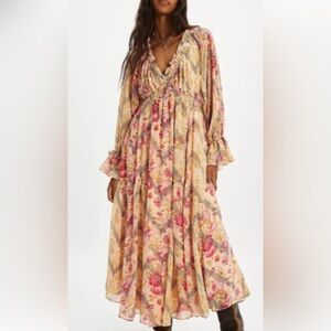 Free People Lena midi dress size Large